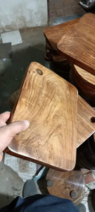 Handcrafted Sustainable Eco-Friendly <b>Wood</b> Chopping Block Rectangle Dishwasher Safe 1.5cm Thick Single <b>Piece</b> FAIZA CRAFT - Product Image 3