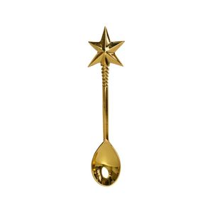 Ensemble cuillère et fourchette de service à long manche en laiton plaqué or, motif oiseau de luxe, très vendu, pour vaisselle de fête et ustensiles de table - Product Image 4