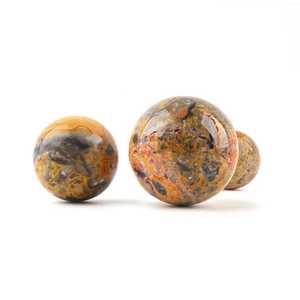 Esfera de Cuarzo Natural Pulida, Bola de Cristal Amarillo y Negro, Piedra Decorativa para Feng Shui y Decoración del Hogar - Product Image 5