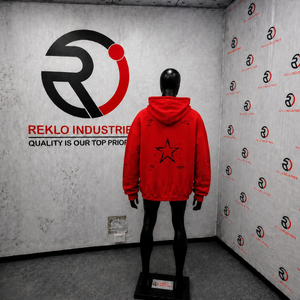 <b>RED</b> RHINESTONE ZIP UP <b>HOODIE</b> TRIBAL GOTHIC GRAPHIC STREETWEAR OVERSIZED Y2K PUNK GRUNGE STUDDED HOODED SWEATSHIRT <b>HOODIE</b> SALES - Product Image 4