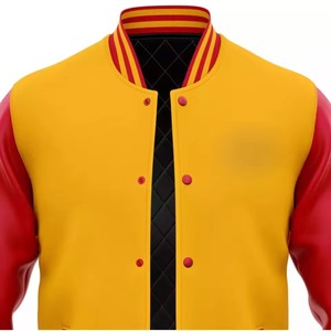 OEM Varsity Jacket With Custom Logo Latest Fashionable <b>Top</b> Quality Unisex Wear Stylish Varsity Jacket - Product Image 5