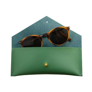 New Genuine Leather Glasses Cover Luxury Eyewear <b>Case</b> Full Grain Leather <b>Sunglasses</b> Pouch Bulk Wholesale Manufacturer LGC-0051 - Product Image 5