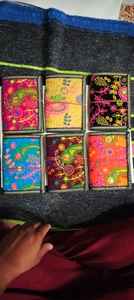 Cuadernos de Papel Hechos a Mano con Bordado de Sari, Libretas Artesanales al por Mayor, Papelería Ecológica para Regalo - Product Image 4