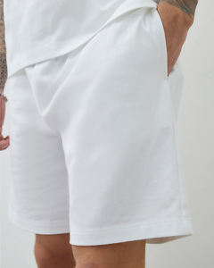 T-shirts et shorts streetwear 2026 en coton épais 100 % unisexe, coupe ample et courte, pour hommes - Product Image 5