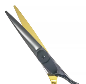 Ciseaux de barbier professionnels élégants, ciseaux de salon, couleurs à double design, acier inoxydable de haute qualité, outil de coupe de cheveux - Product Image 2