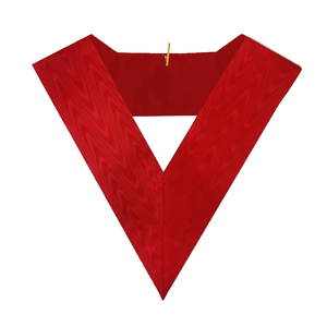 Collar de Regalia Masónica con Adorno Plateado, Collar de Gran Oficial Provincial, Collar de Regalia de Gran Logia, Collar Masónico de Caballero Templario - Product Image 1