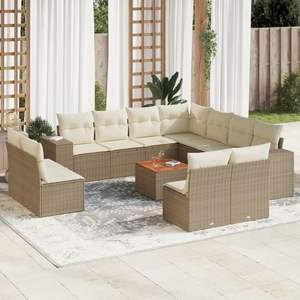 Set Divano da Giardino Beige - Product Image 1
