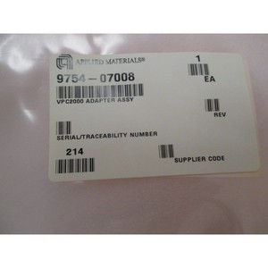 อะแดปเตอร์ NEW AMAT 9754-07008 VPC2000 - อุปกรณ์และอะไหล่เซมิคอนดักเตอร์ระดับโลกที่เชื่อถือได้ - Product Image 4