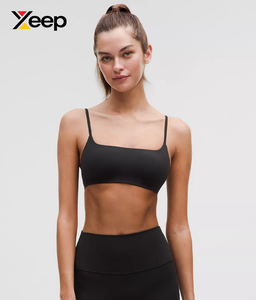 เสื้อชั้นในกีฬาโยคะคุณภาพสูงสำหรับผู้หญิง XEEP รุ่น XC-SB-150 แบบเรียบง่าย ระบายอากาศได้ดี สายปรับได้ แผ่นรองถอดออกได้ รองรับได้ดี - Product Image 1