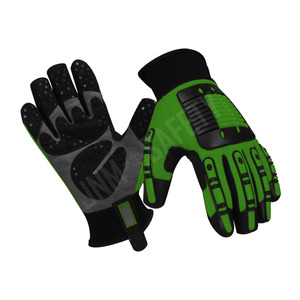 ถุงมือทำงานป้องกันความเย็นแบบกำหนดเองได้ ถุงมือช่างกันความเย็น ถุงมือหนังสังเคราะห์กันลื่นพิมพ์ลายซิลิโคน - Product Image 6