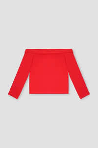 Camiseta Corta Roja de Moda para Mujer, Hecha en Pakistán con el Mejor Material, Estilo Desenfadado, Camiseta para Mujer en Venta en Línea - Product Image 5