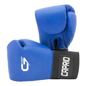 Guantes de Boxeo Personalizados Rojos y Azules, Marca Privada OEM, Guantes de Entrenamiento y Sparring de Cuero PU con Logotipo Personalizado para Hombres y Mujeres - Product Image 5