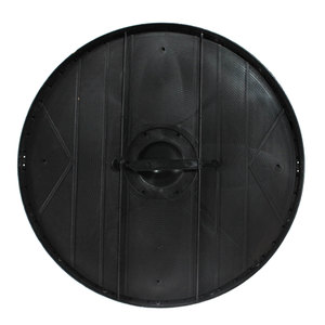 Bouclier Viking Nordique Classique en Bois, Design Rond Fait Main pour Événements Costumés, Affichage Décoratif et Collectionneurs - Product Image 3