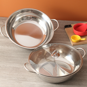 Refined Stainless Steel Hot Pot <b>Cookware</b>-Multi-function Dishwasher Safe Modern Luxury Design for Home & Restaurant Use - Product Image 6