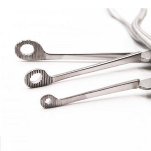 Pinces trachéolaryngées médicales Magill, forceps pour l'élimination des corps étrangers, pince à bec courbé réutilisable, manuel, écologique, CE - Product Image 4
