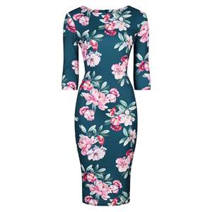 Robe polo sophistiquée pour femmes - Silhouette ajustée - Logo personnalisé - Manches courtes - Piqué en coton - Vêtements de sport - Product Image 1