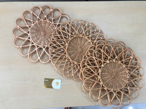 Posavasos Bohemios de Ratán Natural de Vietnam, Ecológicos, para Tazas de Café, Vasos, Mesas de Comedor y Diseño de Interiores - Product Image 3