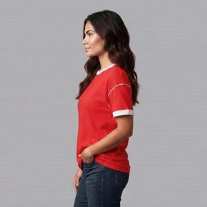 Camiseta de Alta Calidad para Mujer, Estilo Urbano, Talla Grande, Cuello Redondo, Manga Larga, Informal, de Tela Gruesa - Product Image 2