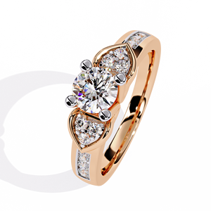 Anillo de Oro de 10K con Diamante Ovalado Cultivado en Laboratorio de Primera Calidad |   Piedra Suelta Cuadrada Brillante Certificada por IGI, Fuego Excepcional, Belleza Sostenible - Product Image 3