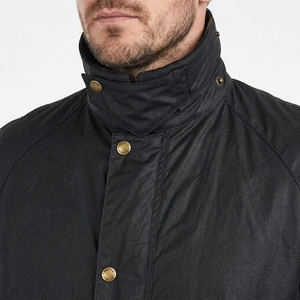 Wax Cotton <b>Jackets</b> Premium Casual Outdoor Durable <b>Lightweight</b> Multi Pocket <b>Men's</b> Black Waterproof Canvas Stand Collar <b>Jacket</b> - Product Image 6