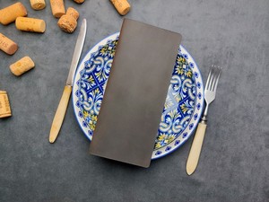 Porta-Cuadernos de Cuero Genuino de Lujo para Restaurantes, con Logotipo Grabado, Presentador de Facturas para Invitados, Libreta de Pago para Camareros de Cafetería LBH-0034 - Product Image 6