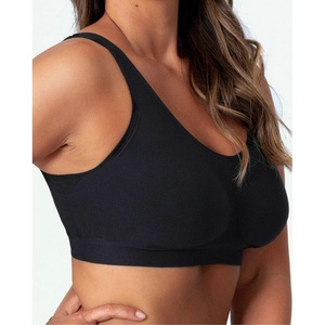 Bralette de Talla Grande para Mujer, con Soporte Alto, Sin Varillas, Copa Completa, Suave, de Spandex/Poliéster, con Tirantes Ajustables y Cómodos - Product Image 3