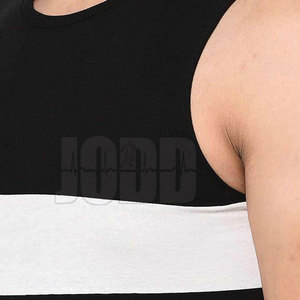 Camiseta sin Mangas para Hombre, Tejida, 100% Algodón, Proceso Ecológico, Transpirable, Ligera, Tela Suave, para Uso Diario, Casual, Verano - Product Image 4