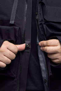 High-Performance Men's <b>Techwear</b> <b>Jacket</b> Waterproof Tactical Cargo Windbreaker Functional Streetwear Cyberpunk Urban Utility Coat - Product Image 5