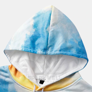 Sweat-shirt à capuche imprimé champ de tournesols unisexe, coupe oversize décontractée, tricoté 100% coton, vêtement d'hiver, séchage rapide, respirant, coupe ample - Product Image 3