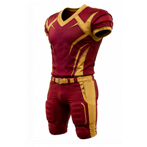 Top Trending American Football Uniform athletic gear built for comfort breathable fabric <b>padded</b> design and flexible set for sale - Product Image 5