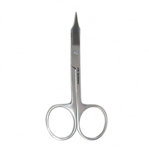 Herramientas de Belleza, Tijeras de Manicura Profesionales de Acero Inoxidable con Punta Curva Afilada, Instrumentos de Belleza, Herramientas para el Cuidado de la Belleza - Product Image 1