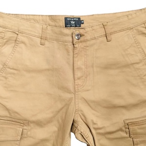 Pantalones Cargo informales de lona ligeros para hombre con múltiples bolsillos Pantalones rectos de verano de talla grande de cintura media - Product Image 5