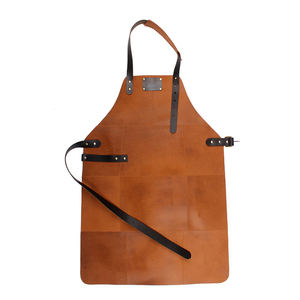 Delantal de cuero de secado rápido, delantales de cocina de cuero para mujer, hombre, chef, estilista, delantal para parrilla, restaurante, bar, tienda, cafeterías - Product Image 4