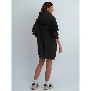 Conjunto de dos piezas de alta calidad para mujer: Top corto sólido con capucha y pantalones cortos, camiseta y shorts oversize estilo High Street - Product Image 4