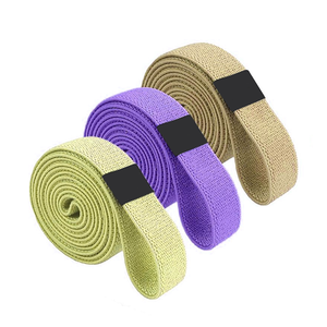 Juego de Bandas de Resistencia Ligeras en Rosa, Verde Azulado y Morado, Bandas de Fitness de Látex Duraderas para Todas las Edades, Empaquetado en Bolsa OPP - Product Image 4