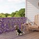 Pannello Decorativo in Eucalipto Artificiale Viola con Cornice in Vera Salice, Finta Vegetazione per Balcone e Patio - Product Image 2