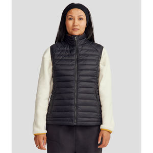 Gilet d'hiver pour femme, épais, matelassé, fermeture éclair, sans manches, style décontracté, grande taille, respirant, logo personnalisé, gilet d'extérieur - Product Image 4