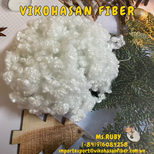 เส้นใยโพลีเอสเตอร์ 100% - เส้นใยรีไซเคิลสีขาวจากผู้ผลิตวิโกฮาซาน และเส้นใยสังเคราะห์สำหรับขายส่ง - Product Image 4