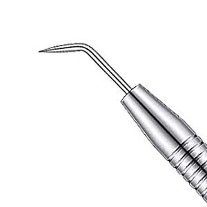 Pince à épiler professionnelle de qualité supérieure pour rehaussement de cils, à pointe unique, entièrement polie, argentée, à pointe inclinée, personnalisable avec logo - Product Image 2