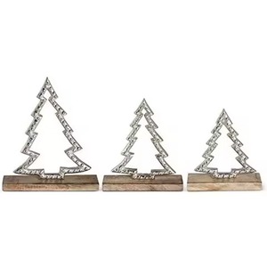 Elegant Metal <b>Christmas</b> <b>Tree</b> <b>Table</b> Accent Premium Winter Holiday Decoration Collection - Product Image 4