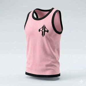 Premium Quality Customized Design Technics <b>Printed</b> <b>Material</b> 100%Cotton Men's Tank Style Causal by RIVIAN ATLANTIC - Product Image 5