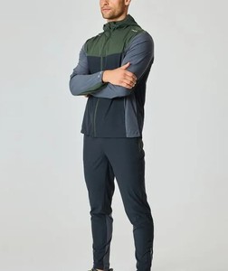 2026 Top Quality Customized Men's Printed Nylon Breathable Windbreaker <b>Suit</b> Wholesale Color Block Short Sets Full Zip Streetwear - Product Image 2