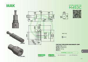 Taiwán nuevo para MAK M453C motor diésel marino estampado 3.390-604 émbolo y barril - Product Image 3