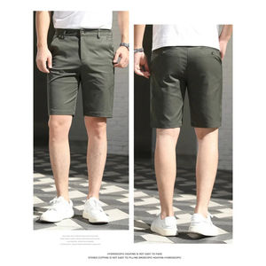 Pantalones Cortos de Cinco Cuartos para Hombre, Estilo Casual y Deportivo, Transpirables, de Cintura Media, Pierna Recta, para Verano, de Fibra de Poliéster - Product Image 6