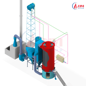 Calentador Industrial de Aceite Térmico con Pellets de Madera de 1.000.000 a 8.000.000 kcal 300 ° Grupo C DIVI - Product Image 1