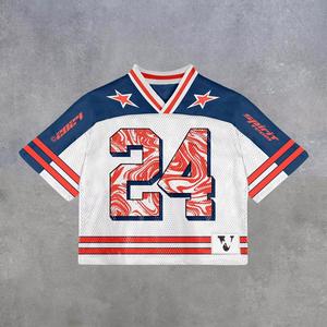 Nueva Llegada, Jersey Deportivo Corto de Primera Calidad, Camiseta de Fútbol Americano, Camiseta Retro Personalizada, Camisetas de Fútbol de Moda Urbana - Product Image 2