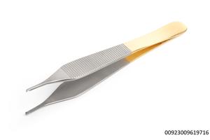 Pinzas de disección TC Micro Adson de acero inoxidable alemán de 12 cm / 4.7 pulgadas con 1x2 dientes Mahersi - Product Image 3