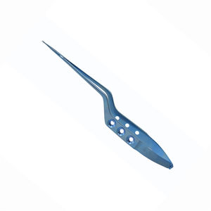 Microtijeras de Bayoneta Recubiertas de Azul, Acero Inoxidable, Instrumento Quirúrgico Manual para Sostener Agujas Oftálmicas, CE ISO OEM - Product Image 4