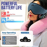 Produits de dropshipping 2026 : Masque de sommeil intelligent 3D sans fil avec écouteurs pour appels mains libres en voyage, Agent de dropshipping
