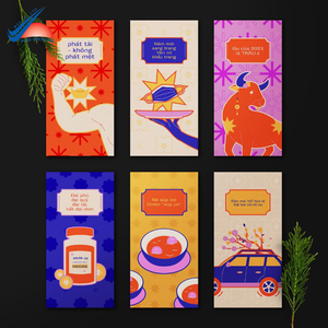 Juego de Angpao Personalizado para el Año Nuevo Lunar |   Sobres Rojos Premium con Estampado en Caliente y Relieve |   Impresión de Paquetes de Regalo Personalizados - Product Image 3